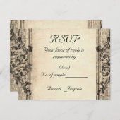  RSVP-kaart Sjabloon (Voorkant / Achterkant)