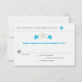 RSVP-kaart voor Starfish boarding Pass RSVP (Voorkant)