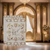 RSVP kaart Witte Kolibrie bruiloft