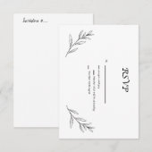 RSVP KAARTJE (Voorkant / Achterkant)