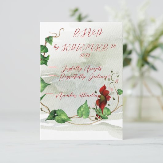 RSVP KAARTJE (Staand voorkant)