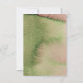 RSVP KAARTJE | Waterverf Floral Rustic Boho Weddin (Achterkant)