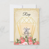 RSVP - Lanterne dorée et fleurs de corail (Devant)