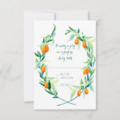RSVP Laurel Wreath Kumquat Branche Moderne Simple (Devant)