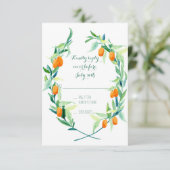 RSVP Laurel Wreath Kumquat Branche Moderne Simple (Debout devant)