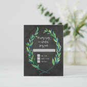 RSVP Laurel Wreath Olive Leaf Branch Chalkboard (Debout devant)