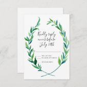 RSVP Laurel Wreath Olive Leaf Branche Moderne Simp (Devant / Derrière)