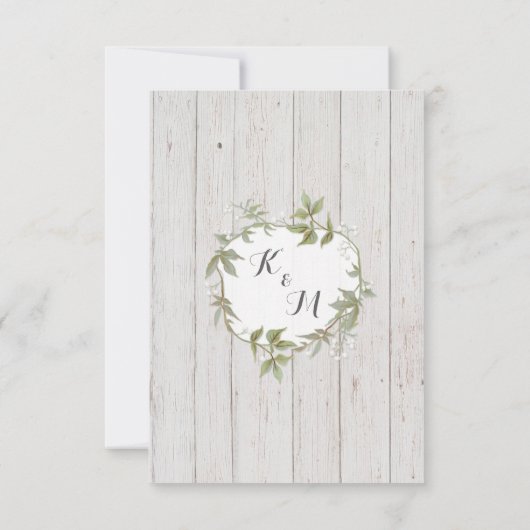 RSVP Laurel Wreath Rustic Country Foliage Bois (Dos)