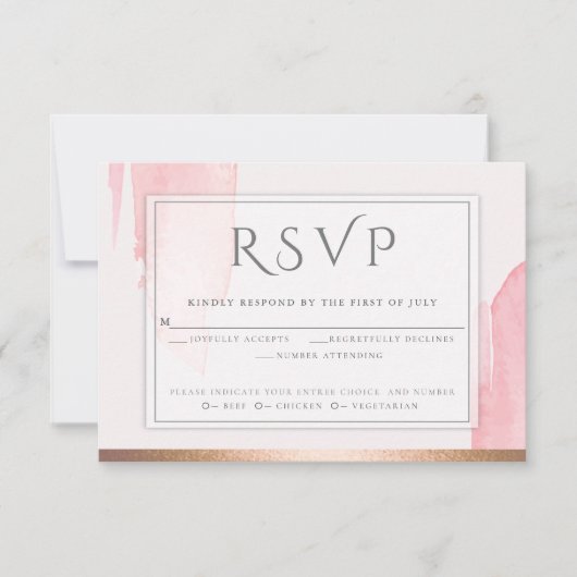 RSVP laver l'aquarelle rose (Devant)