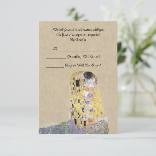 RSVP "Le Baiser" Cinquantenaire de mariage Klimt (Debout devant)