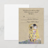 RSVP "Le Baiser" Noces d'Or Klimt (Devant / Derrière)