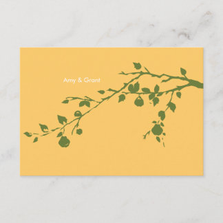 RSVP-mailer ingesteld - Een geweldige peren RSVP Kaartje