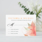RSVP - Mariage Blanc Glace Orange 2 (Debout devant)