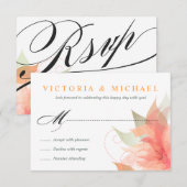 RSVP - Mariage Blanc Glace Orange 2 (Devant / Derrière)