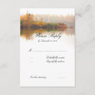 RSVP mariage de automne
