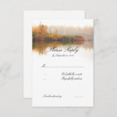 RSVP mariage de automne (Devant / Derrière)