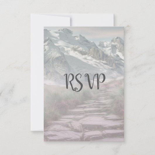RSVP | Mariage de neige d'hiver des Rocheuses (Devant)