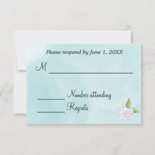 RSVP Mariage de printemps (Devant)
