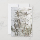 RSVP mariage écorce de bouleau (Dos)