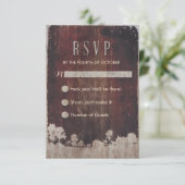 RSVP Mariage Ferme Bois Grange Rustique (Debout devant)