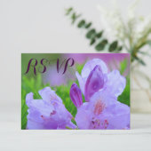 RSVP mariage fiançailles Rhododendron après la plu (Debout devant)