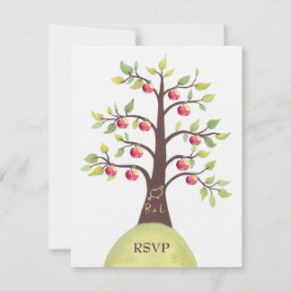 RSVP Mariage Monogramme Cartographie d'arbre d'App