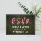 RSVP Mariage Neon Boxwood (Debout devant)