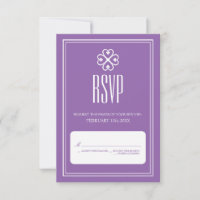 RSVP Mariage Nyame Dua Lavande