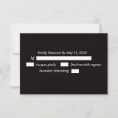 RSVP Mariage Octobre Halloween Manoir (Dos)