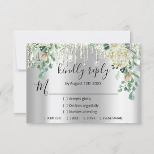RSVP Mariage  Parties scintillant nuptiale Monnaie