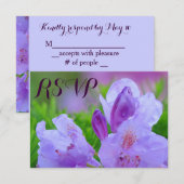 RSVP mariage Rhododendron après la pluie (Devant / Derrière)