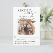 RSVP Mariage Vache des Highlands (Debout devant)