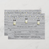 RSVP Mason Jar Wedding (Voorkant / Achterkant)