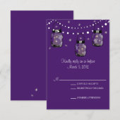 RSVP Mason Jar Wedding Kaartje (Voorkant / Achterkant)