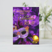 RSVP MASQUERADE Purple Gold Dance Party (Debout devant)