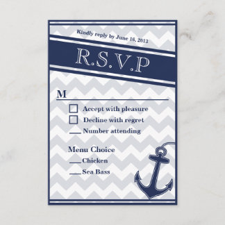 RSVP menu 2 choix
