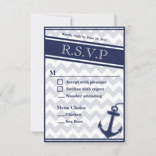 RSVP menu 2 choix (Devant)