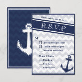 RSVP menu 3 choix (Devant / Derrière)