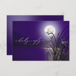 RSVP Menu Amethyst Full Moon Dragonfly Pond Kaart