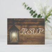 RSVP Menu Elegant Rustic Lantern-lampjes (Staand voorkant)
