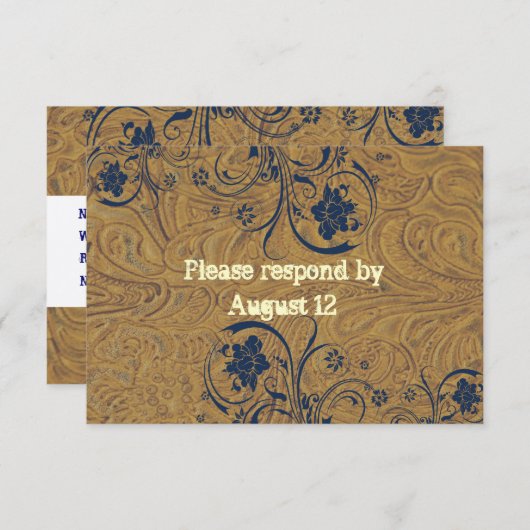 RSVP met enveloppen voor leder- en oortweduwen (Voorkant / Achterkant)