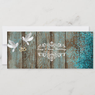 RSVP met glitter Kaart