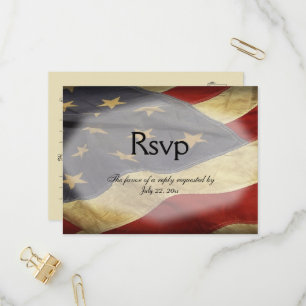 RSVP militaire avec choix de menu