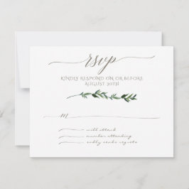 RSVP Minimalistisch modern, modern Leaf laat Art T