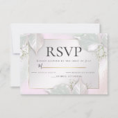 RSVP | Misty Pink Pearl Shimmer Kaart (Voorkant)