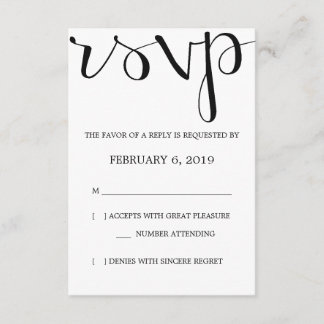 RSVP | Mod Pen Kaartje