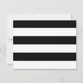 RSVP MODERN Chic Grandes Rayures avec Roses Ancien (Dos)