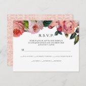 RSVP MODERN Chic Wide Stripes met  Rozen (Voorkant / Achterkant)