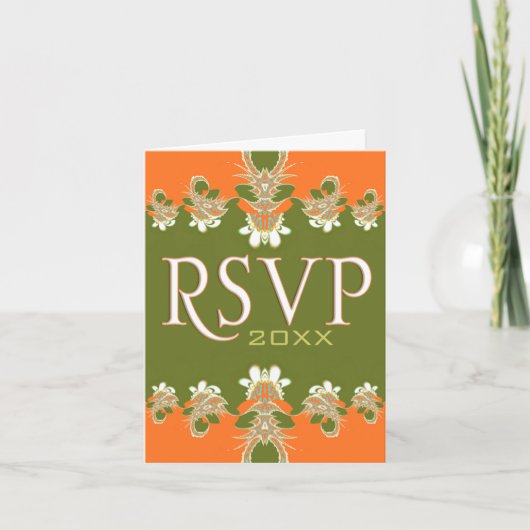 RSVP Modern Elegance note Kaart (Voorkant)