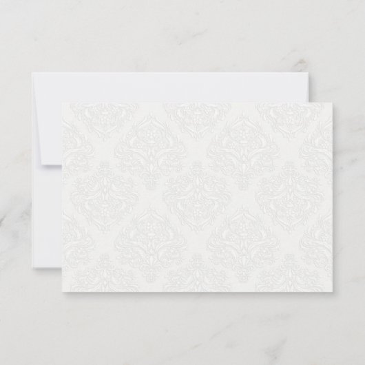 RSVP Modern Waterverf Perzische platforminbinding Kaart (Achterkant)